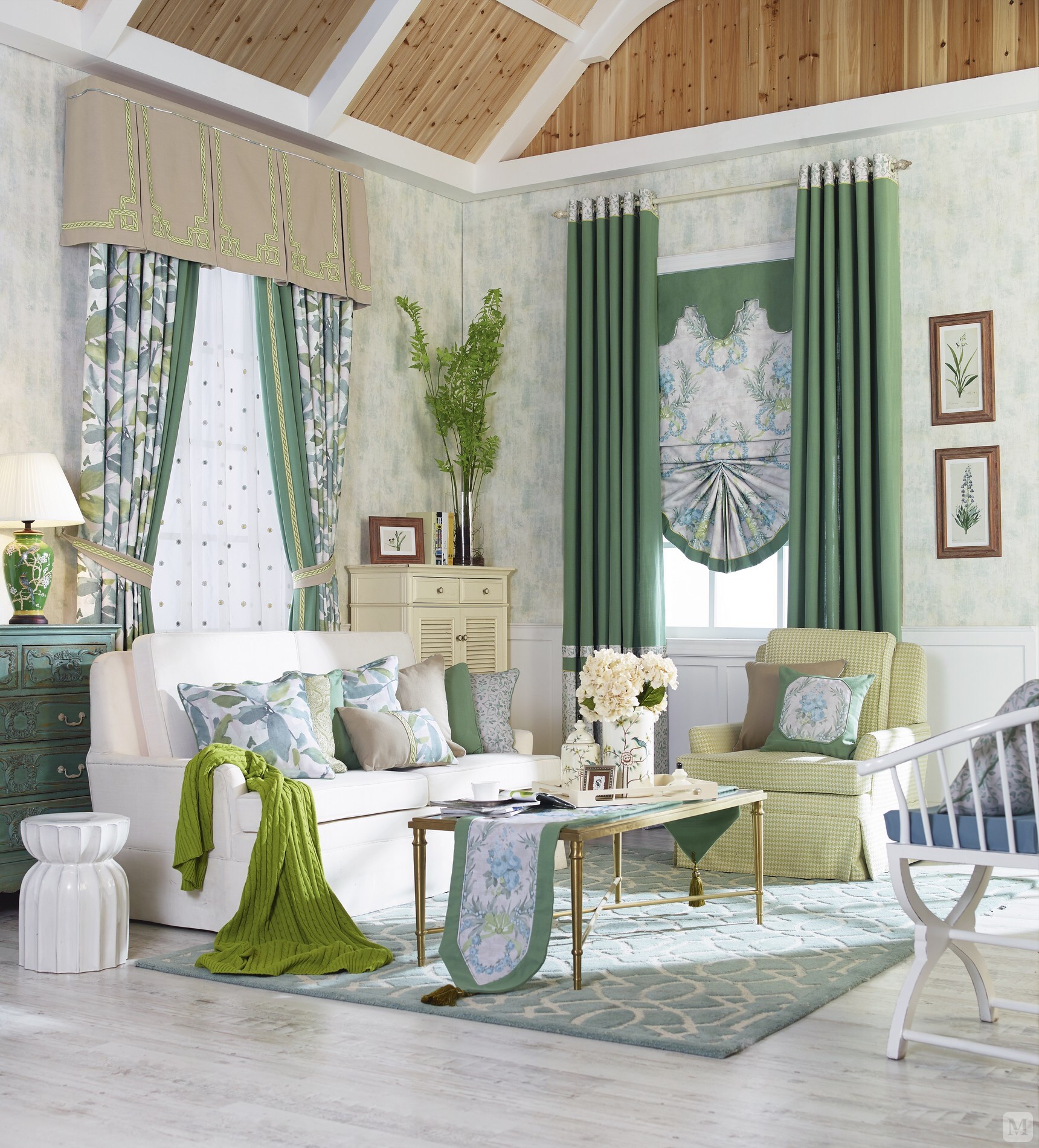 索弗仑窗帘 窗帘 简美,北欧客厅