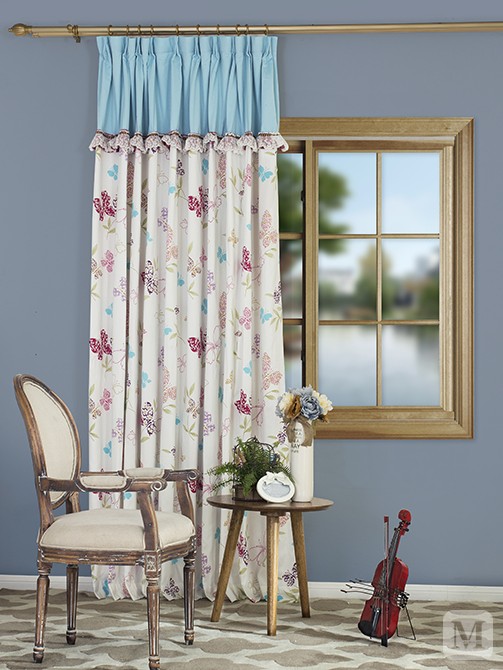 长堤 长堤窗帘 长堤高档儿童成品窗帘qb6751bb 长堤窗帘 qb6751bb