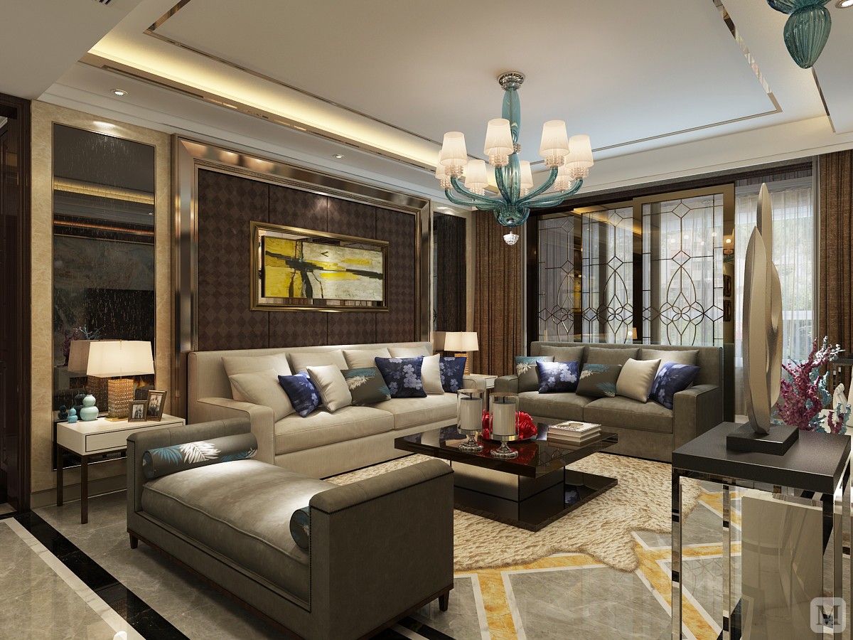 港式风格家居装修装饰装潢设计理念:港式风格多以金属色和线条感营造