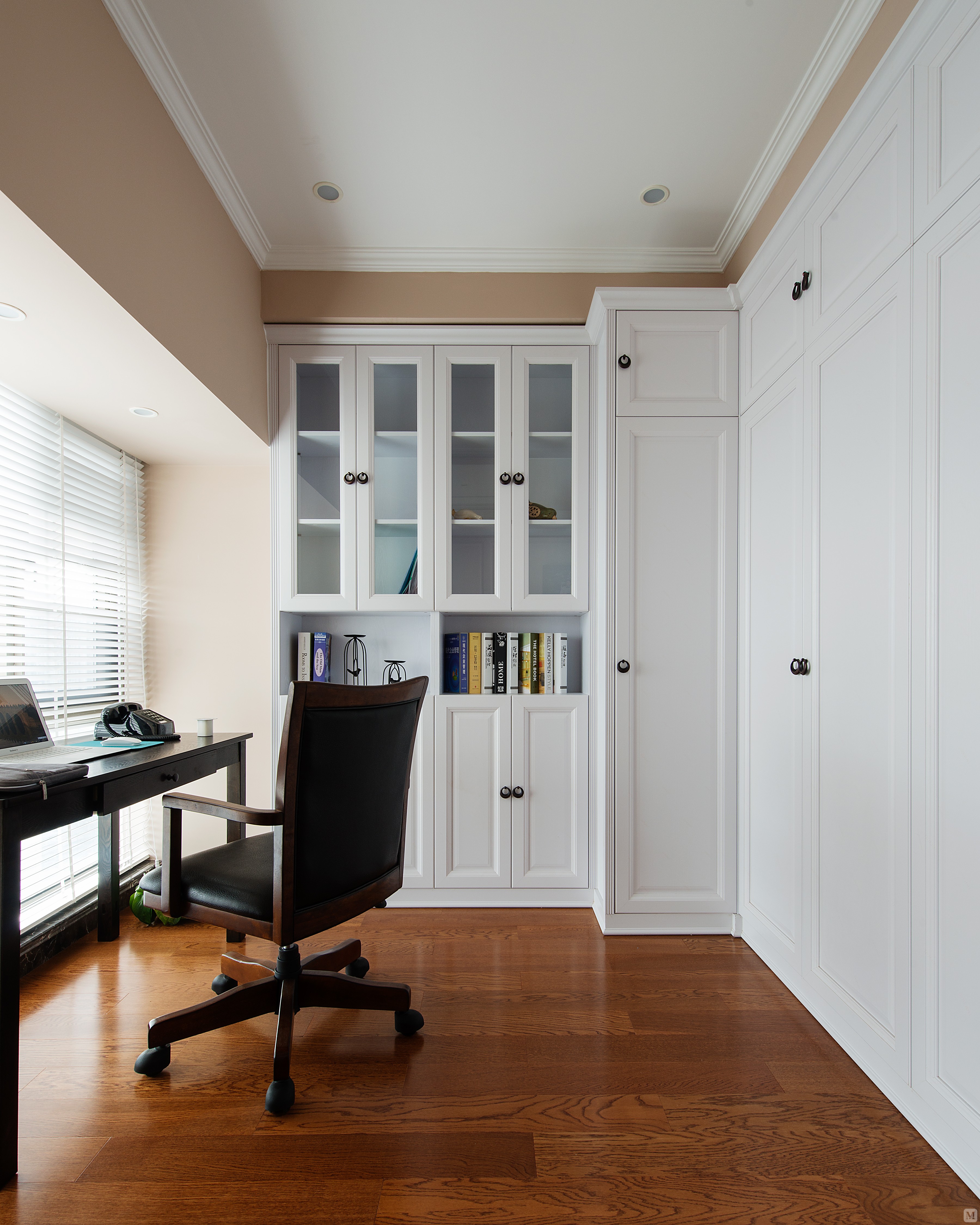 美式书房吊顶装修效果图