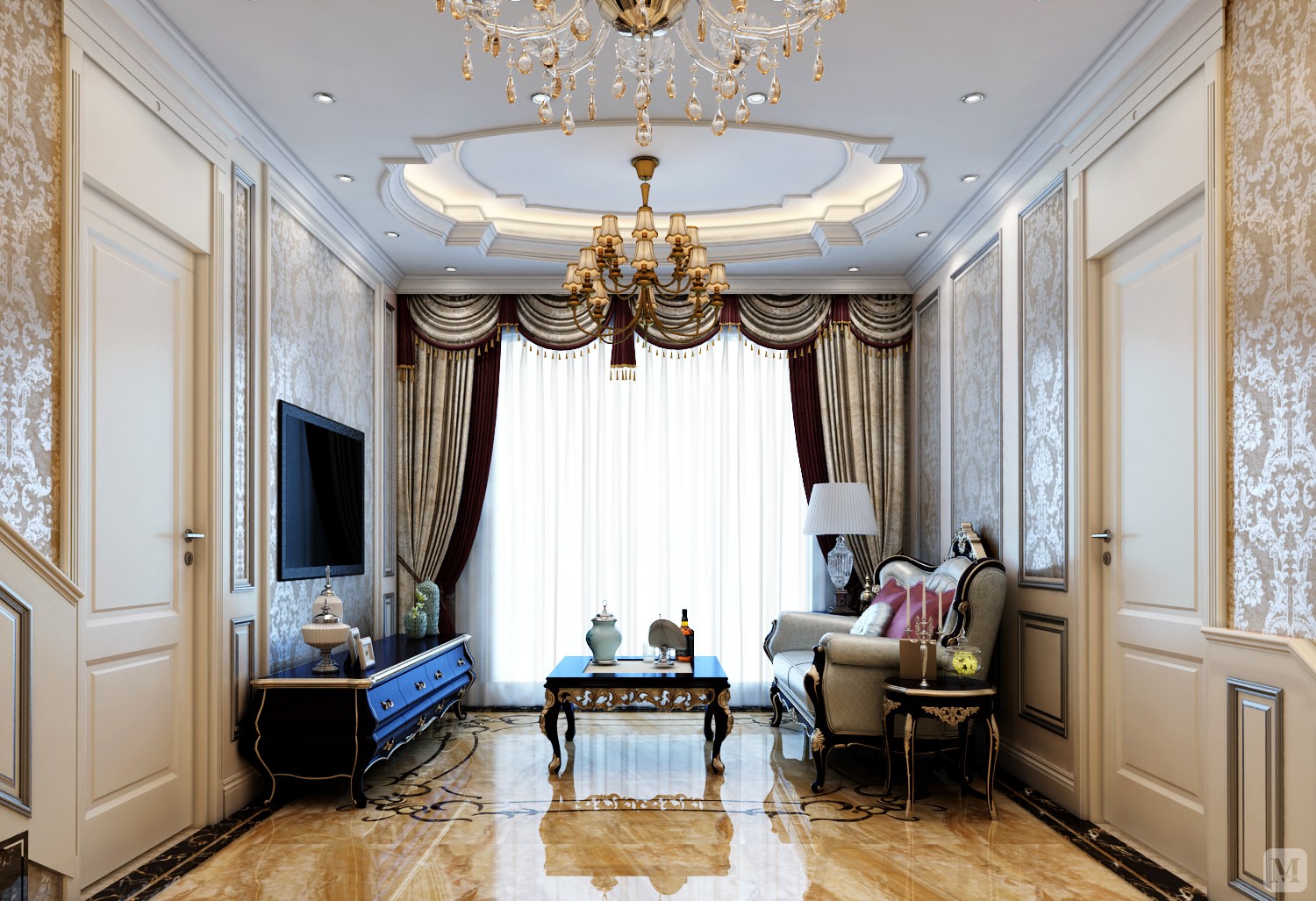 2万380㎡新古典别墅装修铂悦山-润