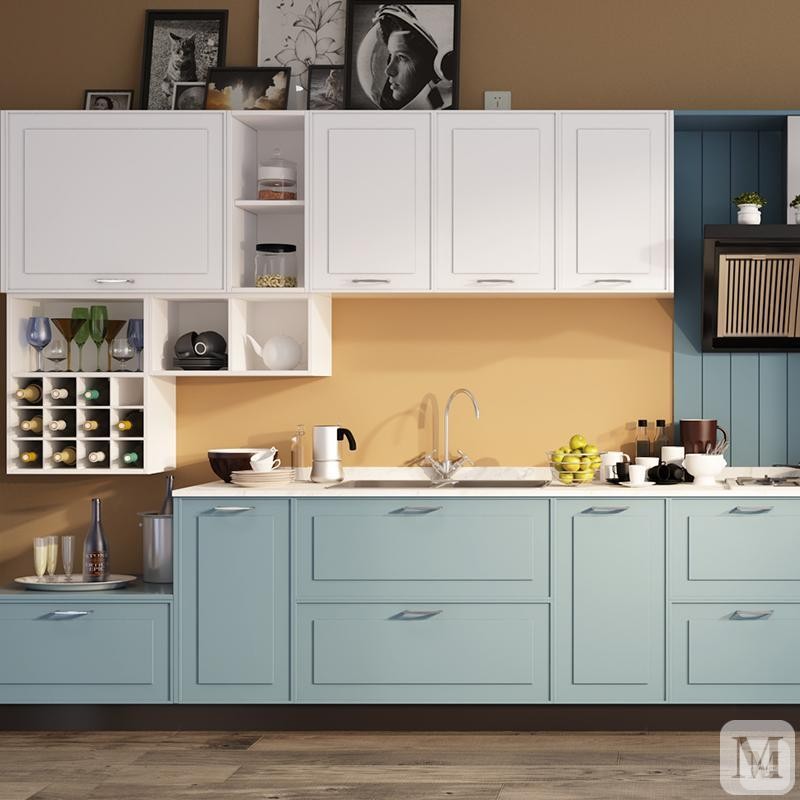   宜科 温莎蓝整体厨柜 简约 ike