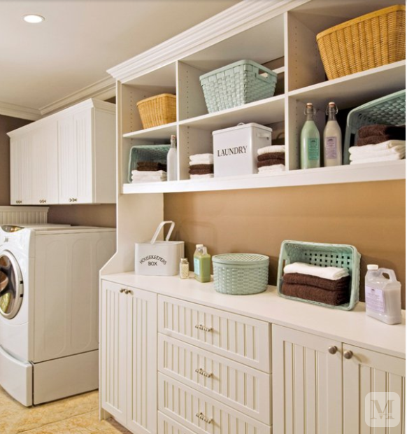 洗衣房装修效果图欣赏 在洗衣房的装修中这些问题一定要多加留意