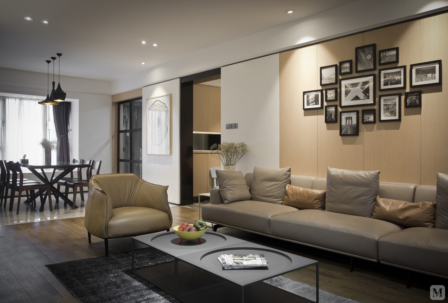 5万146㎡简约三房装修146平现代简约风-红星美凯龙家装效果图