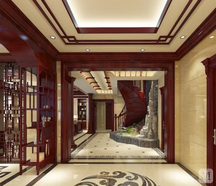 中式家装效果图欣赏 雅致与精致的空间表现