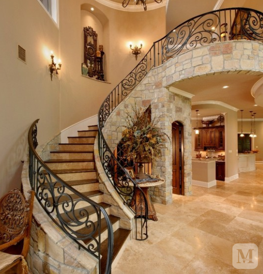 别墅楼梯设计效果图欣赏 让你的楼梯展现最大的美