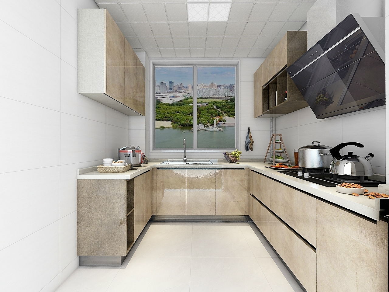 欧派 欧派橱柜 uv超晶板系列 pwmr0014